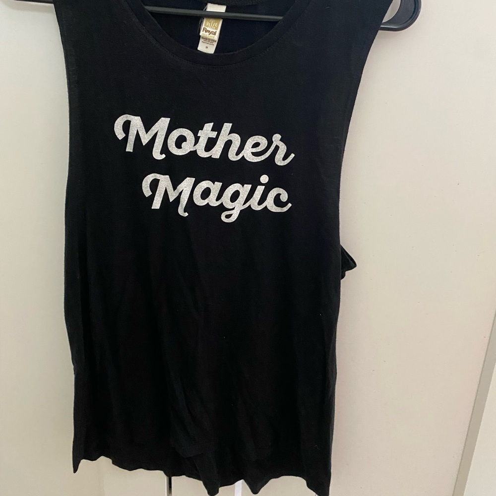 Mother Magic Black Tank by Mother Sun and the Captain